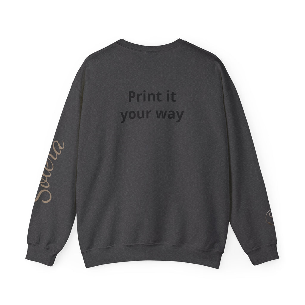 Save Earth Personalizable Sweatshirt — Customizable Eco-Friendly Message