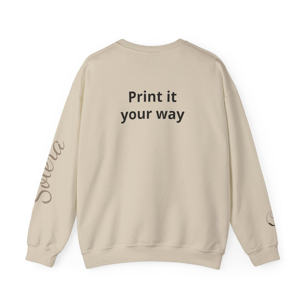 Save Earth Personalizable Sweatshirt — Customizable Eco-Friendly Message