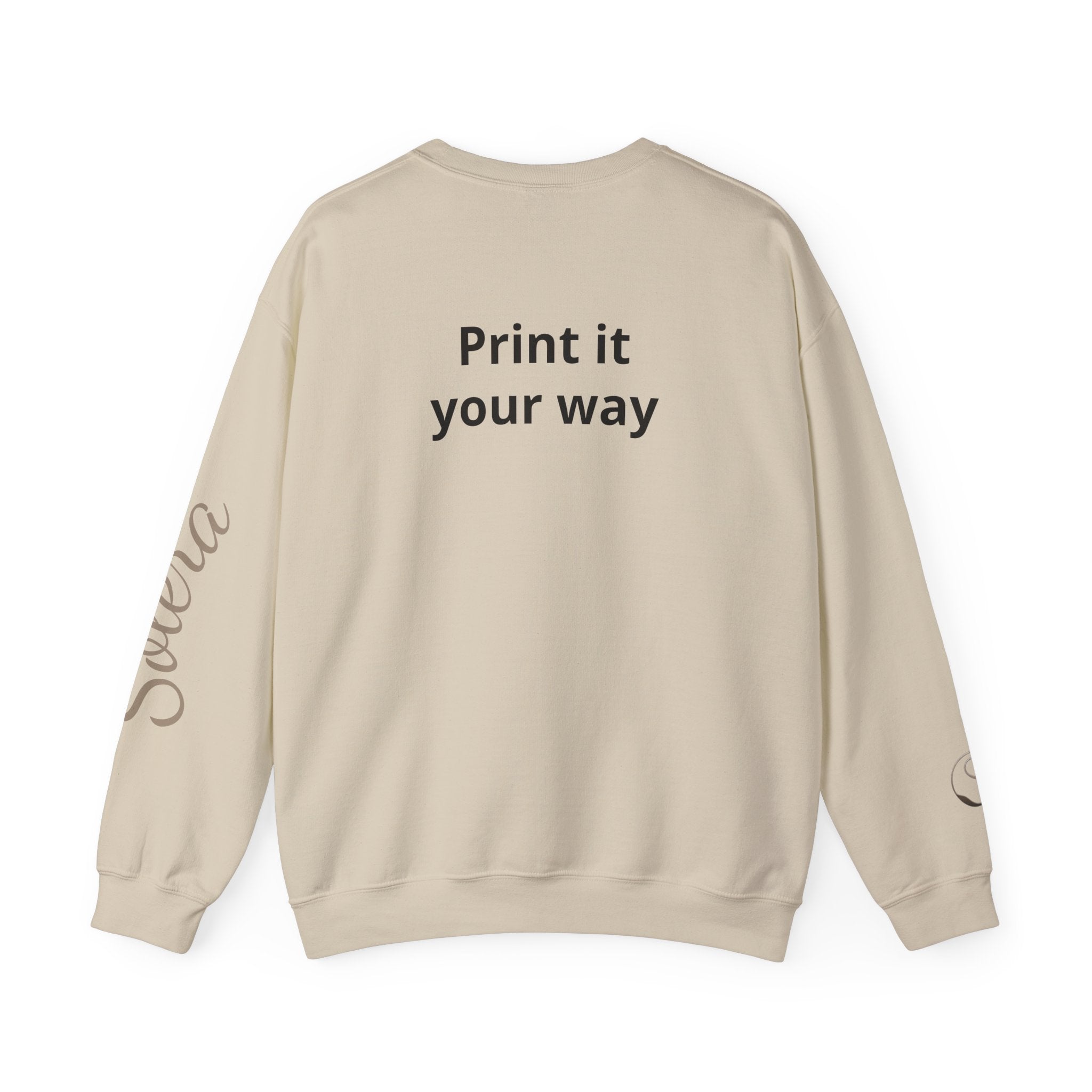 Save Earth Personalizable Sweatshirt — Customizable Eco-Friendly Message
