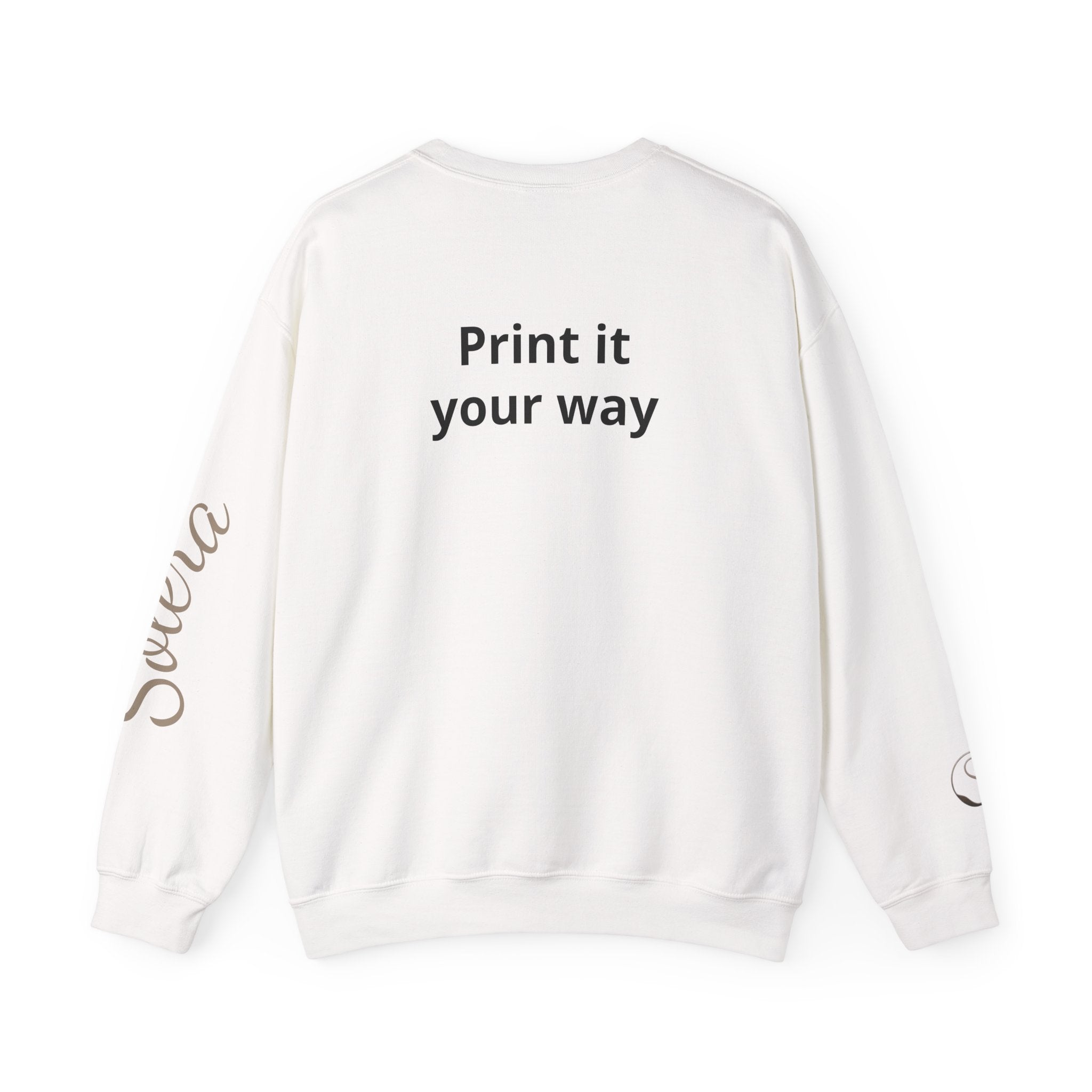 Save Earth Personalizable Sweatshirt — Customizable Eco-Friendly Message