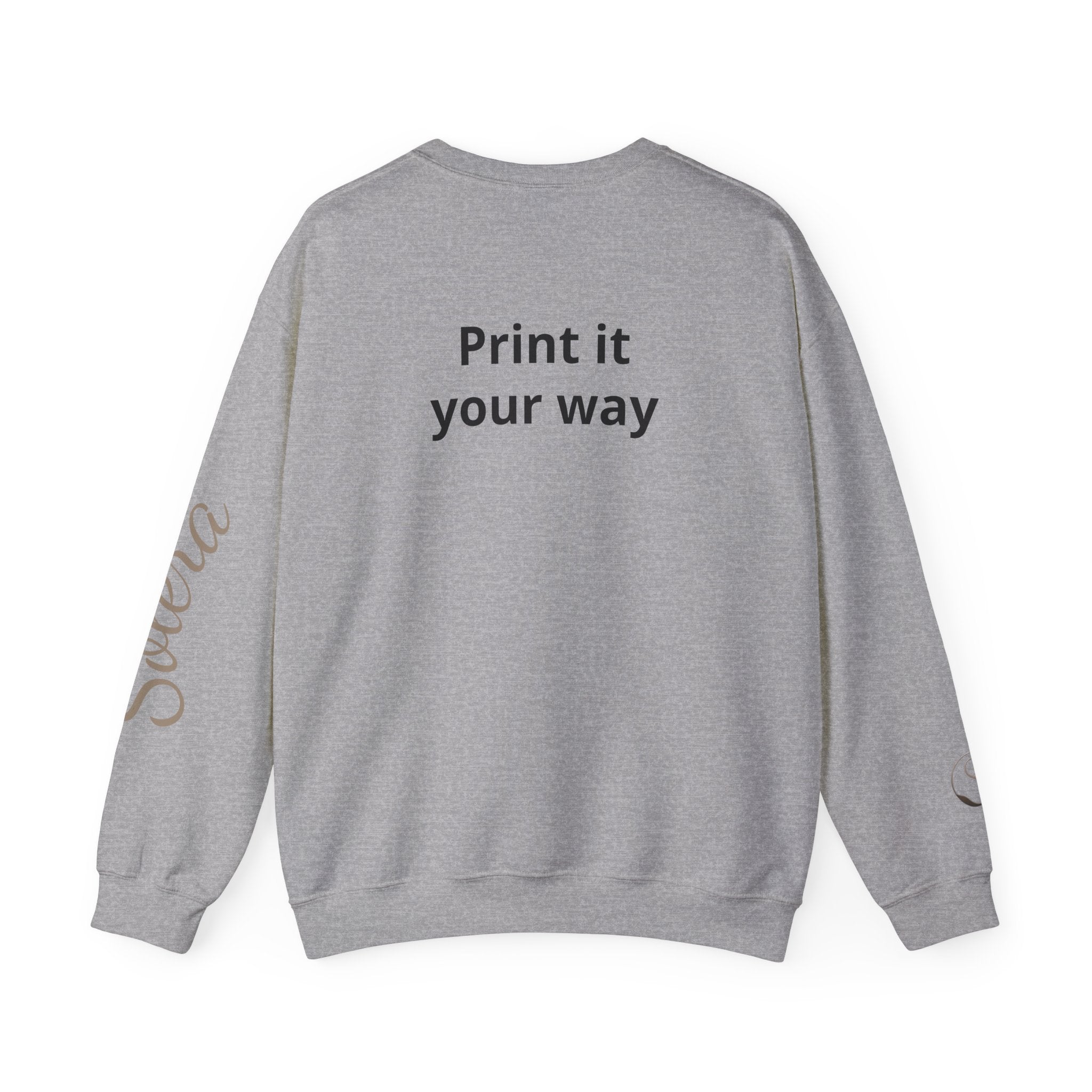 Save Earth Personalizable Sweatshirt — Customizable Eco-Friendly Message