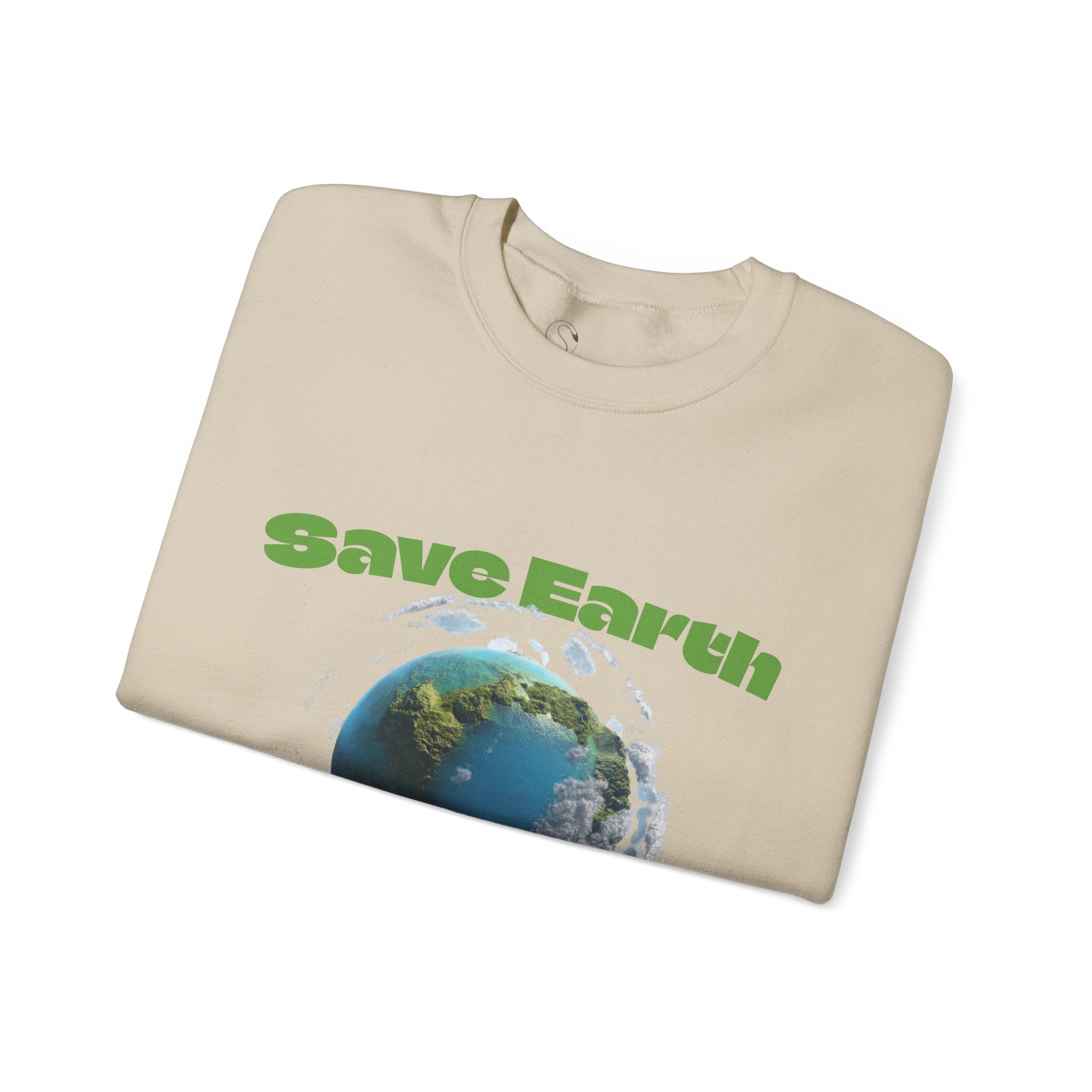 Save Earth Personalizable Sweatshirt — Customizable Eco-Friendly Message