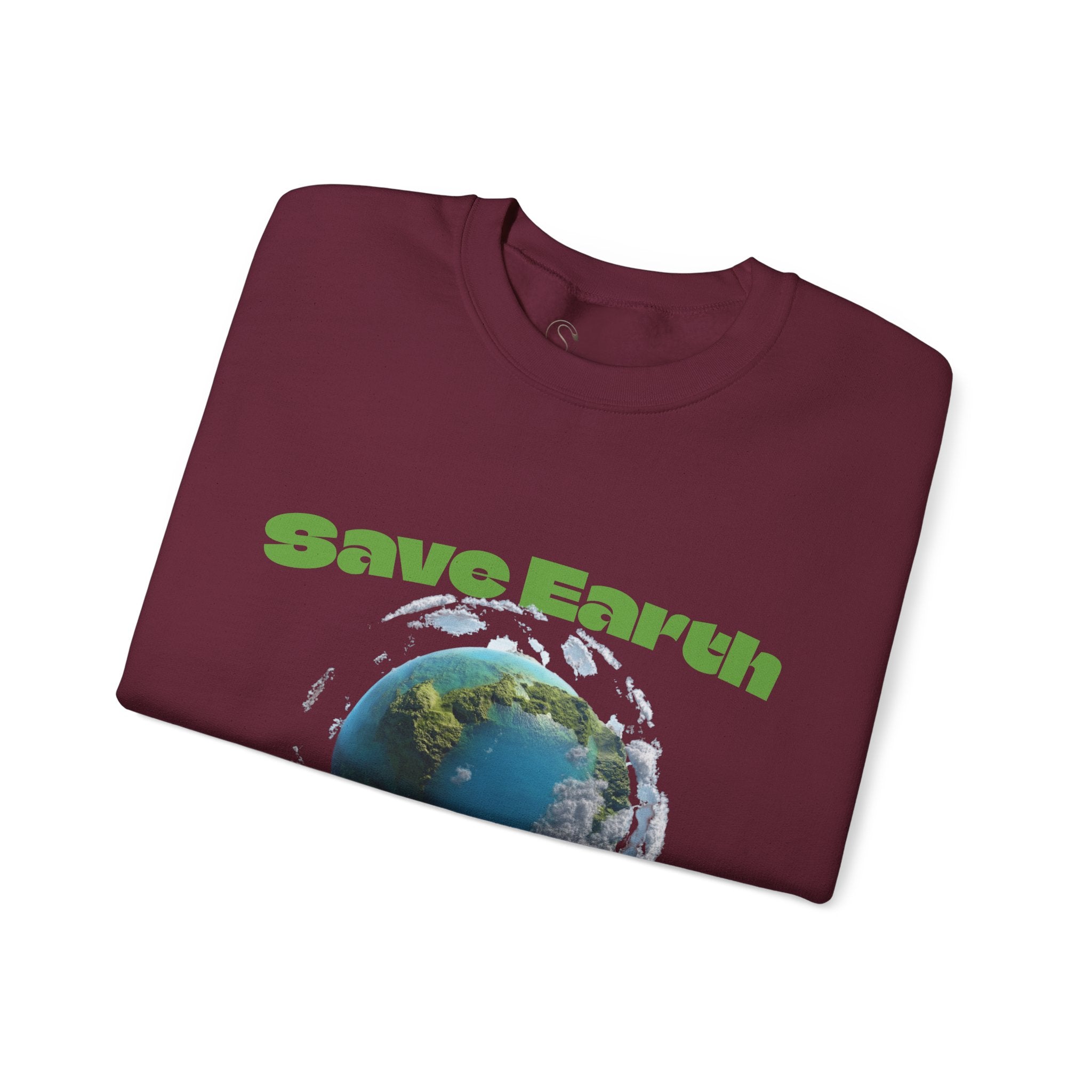 Save Earth Personalizable Sweatshirt — Customizable Eco-Friendly Message
