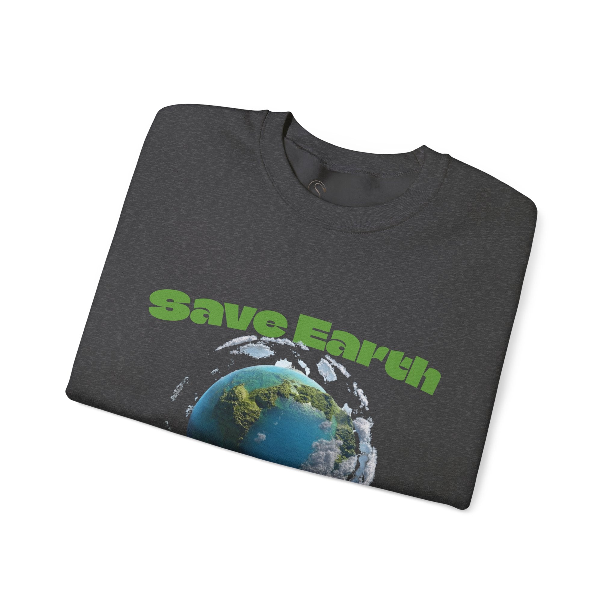 Save Earth Personalizable Sweatshirt — Customizable Eco-Friendly Message
