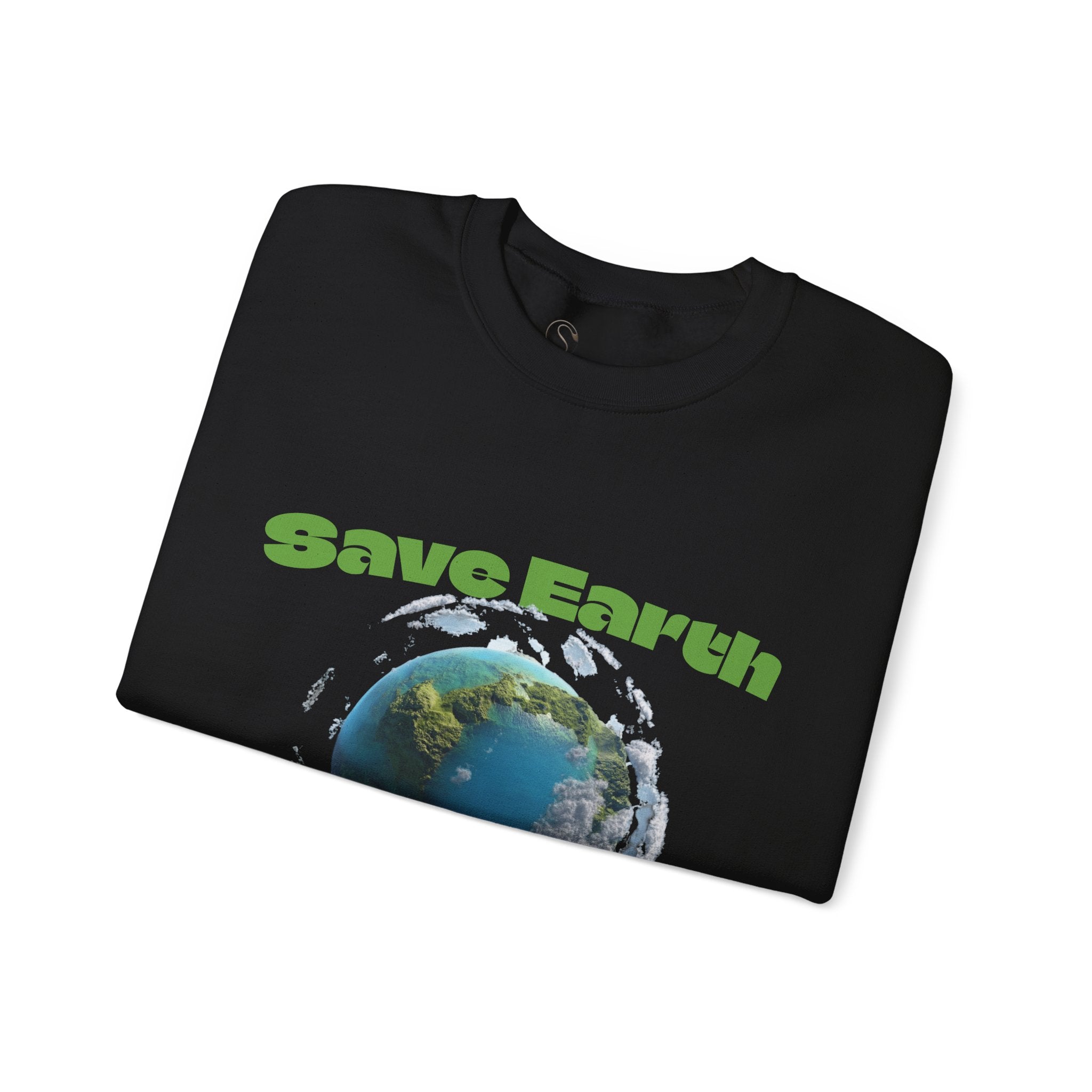 Save Earth Personalizable Sweatshirt — Customizable Eco-Friendly Message