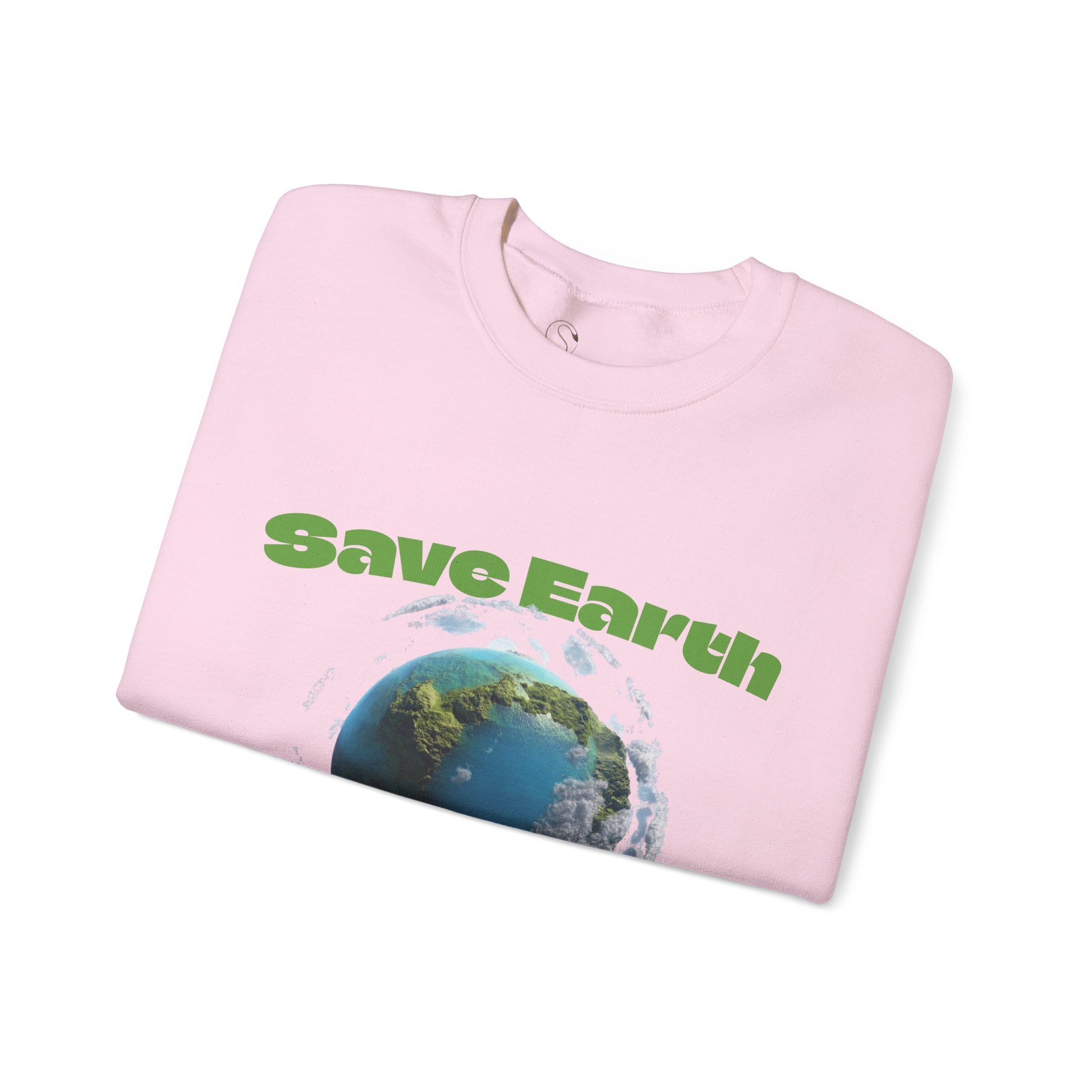 Save Earth Personalizable Sweatshirt — Customizable Eco-Friendly Message