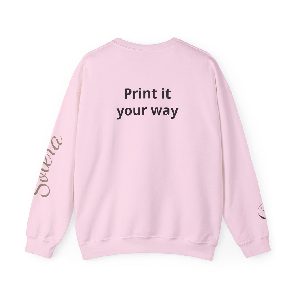 Save Earth Personalizable Sweatshirt — Customizable Eco-Friendly Message