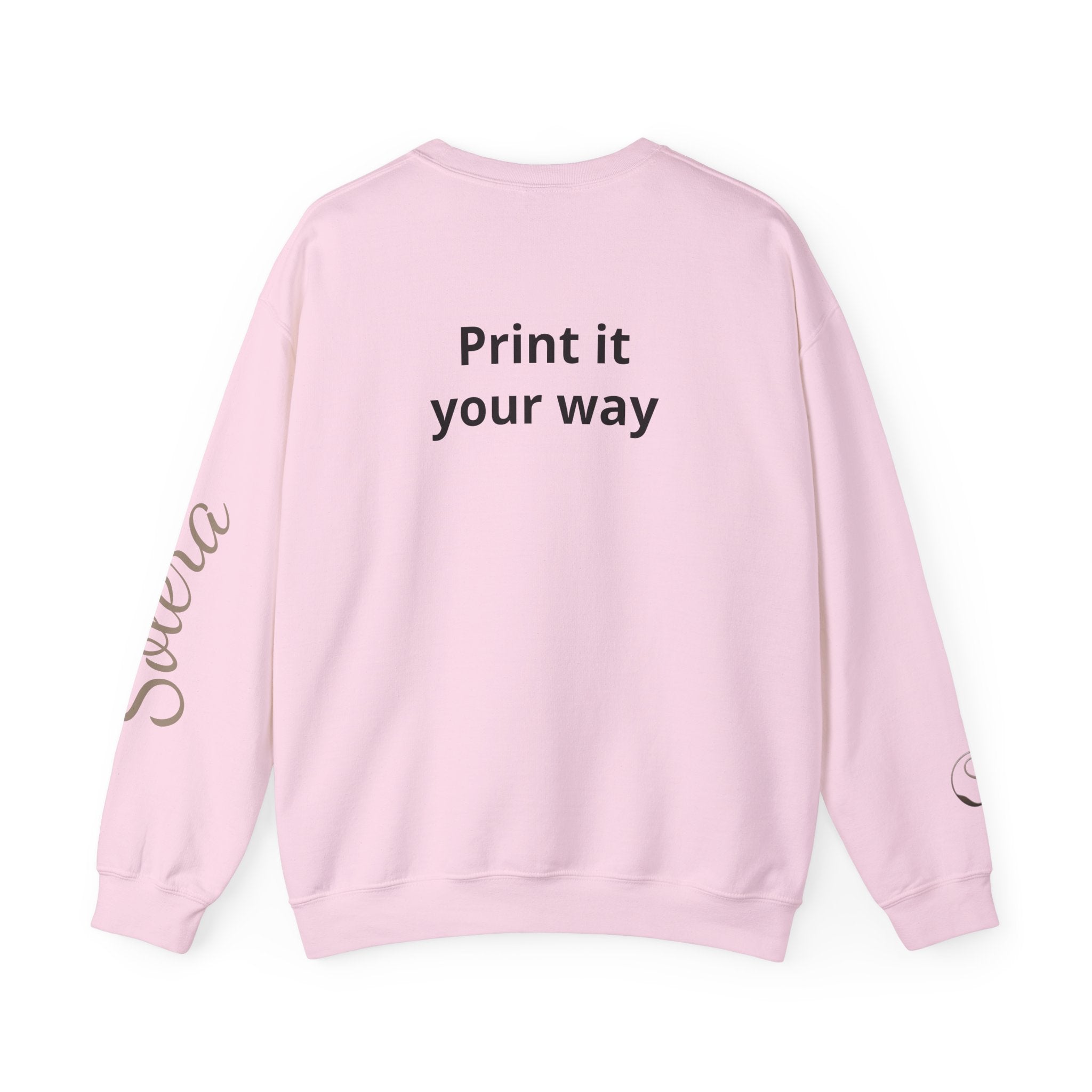 Save Earth Personalizable Sweatshirt — Customizable Eco-Friendly Message