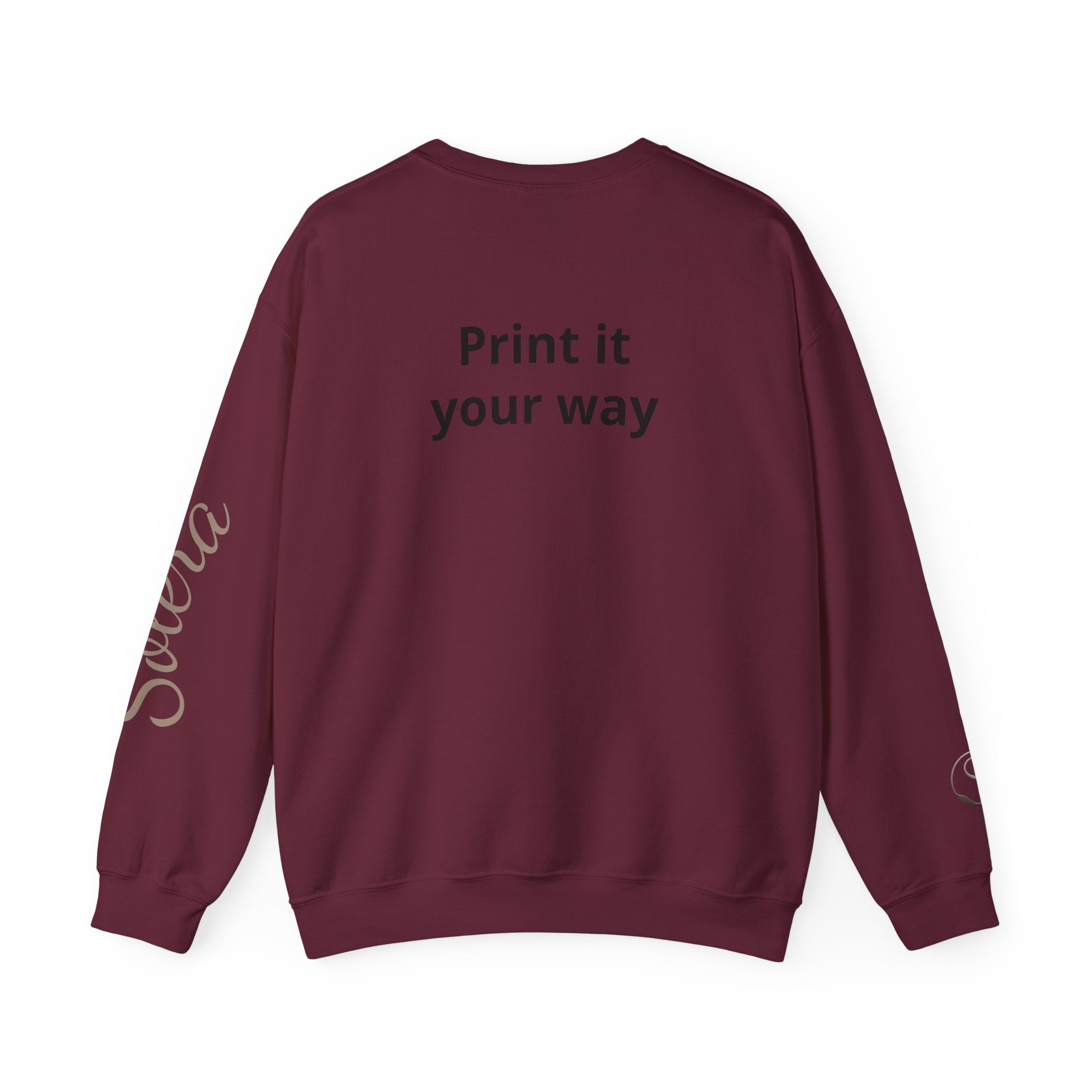Save Earth Personalizable Sweatshirt — Customizable Eco-Friendly Message